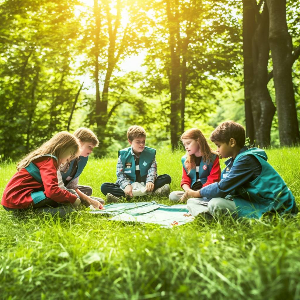 Деца на лятна занималня Orange Sky